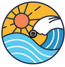 Sunset On A Beach Wave Spare Tire Cover