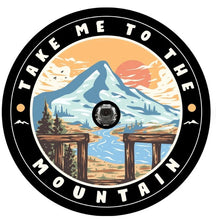 Take Me To The Mountain Riverside Spare Tire Cover