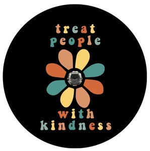Treat People With Kindness Spare Tire Cover