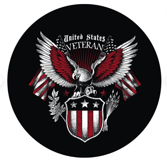 United Stats Veteran Eagle Shield Spare Tire Cover