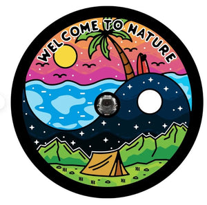 Welcome To Nature Yin Yang Spare Tire Cover