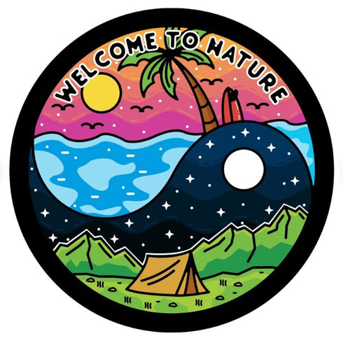 Welcome To Nature Yin Yang Spare Tire Cover