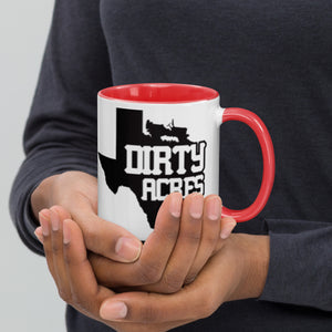 Dirty Acres Coffee Mug with Accent Color