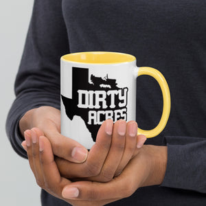 Dirty Acres Coffee Mug with Accent Color